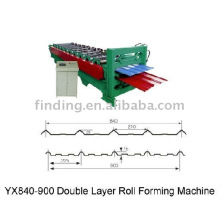 Double layer roof forming machine